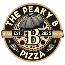 The Peaky B Pizza logo.